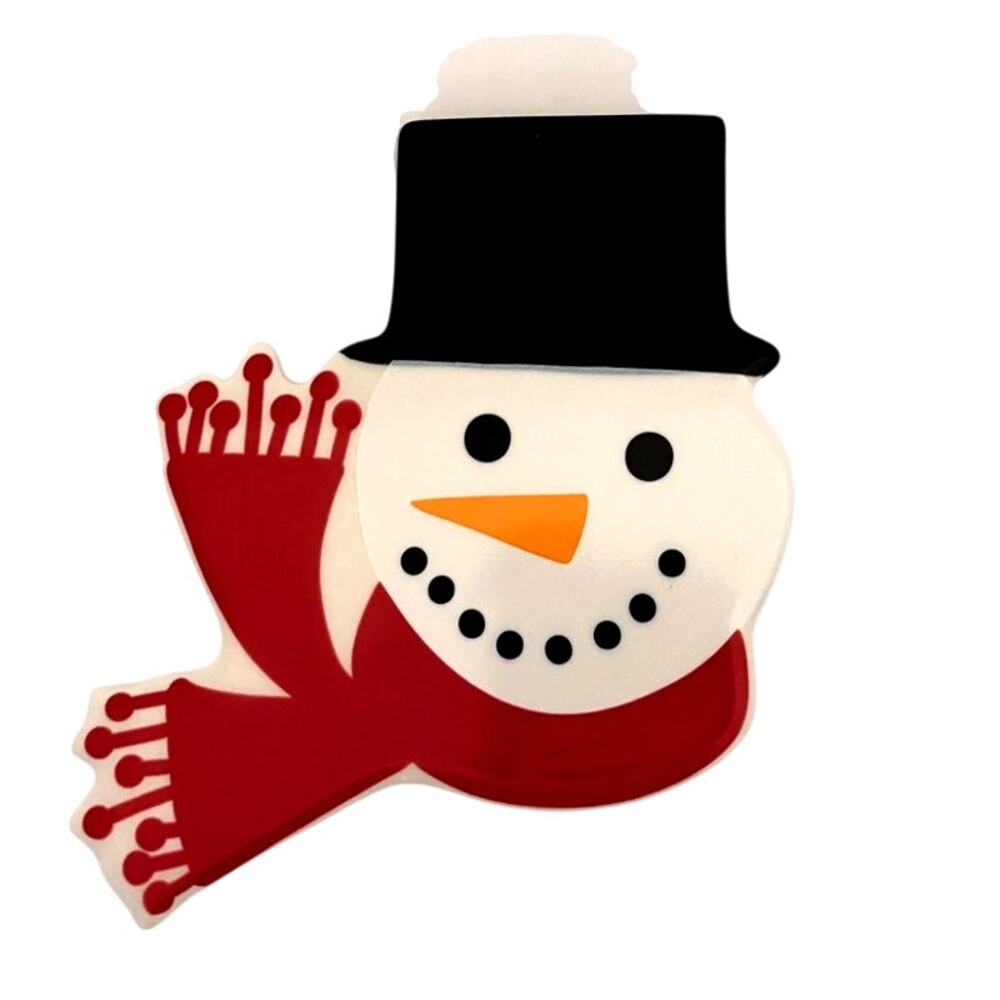 Coton Colors Happy Everything Mini RETIRED Frosty Top Hat Snowman Attachment NEW